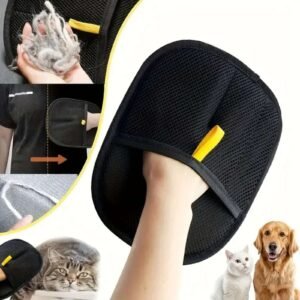 Cat Hair Removal Glove – One-Sided or Dual-Sided Grip, Easy Clean, for Cats, Dogs & Furniture