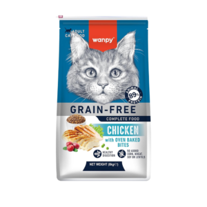 Wanpy Grain Free Super Premium Dry Cat Food Adult Chicken 8KG
