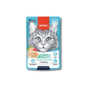 Wanpy Stew Tuna & Chicken Cat Pouch 85gm
