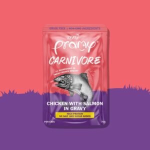 Pramp Cat Pouch Chicken With Salmon in Gravy Wet Cat Food Pouch 70g