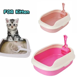 Small Cat Litter Box with Scoop – Perfect for Kittens Description