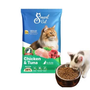 Smart Cat Chicken & Tuna Dry Cat Food – All Life Stages (1 kg)